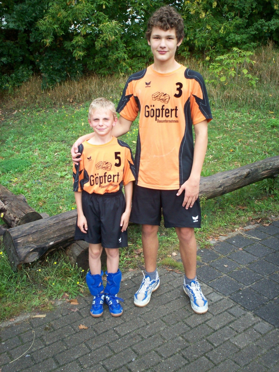 Erik und Peter spielten damals beide zusammen in der E-Jugend des HSV Dresden